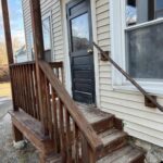 New exterior doors on a apartment building